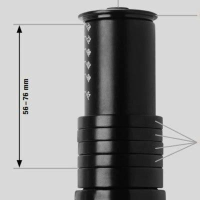 Ergotec-Humpert Adaptateur Hauteur Pour Potence Ahead Vélo 28.6 Mm Ergotec 5 Ergotec-Humpert Adaptateur Hauteur Pour Potence Ahead Vélo 28.6 Mm Ergotec – Image 3