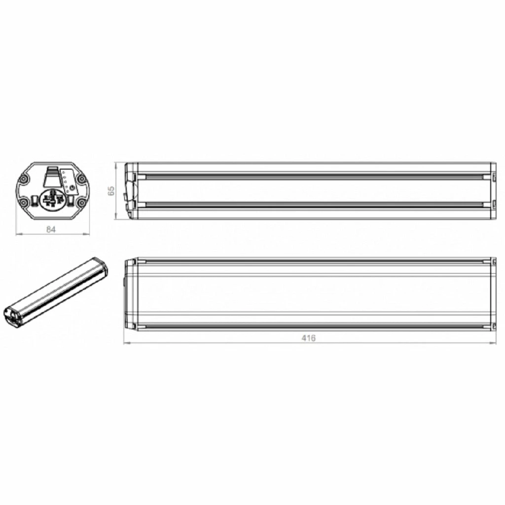 Batterie VAE 36V Compatible Bosch PowerPack 630Wh Horizontale Doctibike 5 Batterie VAE 36V Compatible Bosch PowerPack 630Wh Horizontale Doctibike – Image 3