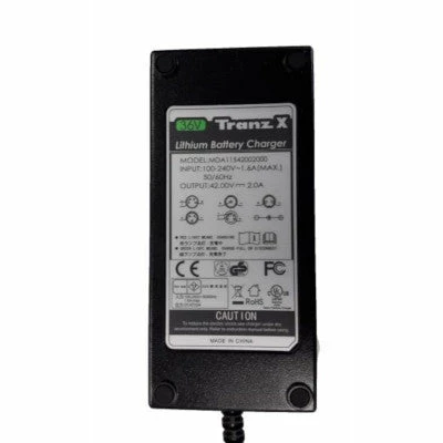 Tranz-X Chargeur Pour Batterie Vélo électrique TranzX 36 V 2A 4 Tranz-X Chargeur Pour Batterie Vélo électrique TranzX 36 V 2A – Image 2