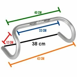 Cintre De Route Traditionnel En Aluminium Zoom -Pièces Détachées Vélo cintre de route traditionnel en aluminium zoom full 2