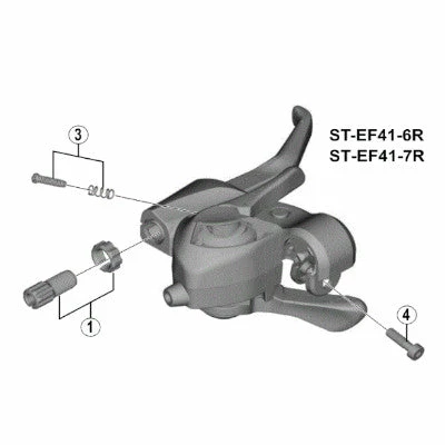 Commande Frein Et Dérailleur 7 Vitesses 2 Doigts Shimano 4 Commande Frein Et Dérailleur 7 Vitesses 2 Doigts Shimano – Image 2