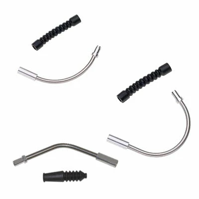 Brandless Coude Et Soufflet De Frein V-brake Vélo Avant Ou Arrière 3 Brandless Coude Et Soufflet De Frein V-brake Vélo Avant Ou Arrière