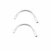 Brakco Coudes Passe-câble Pour Frein V-Brake Acier Inoxydable - Paire -Pièces Détachées Vélo coudes passe cable pour frein v brake acier inoxydable paire full