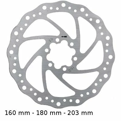Brakco Disque De Frein Pour Vélo En Acier 160/180/203 Mm 3 Brakco Disque De Frein Pour Vélo En Acier 160/180/203 Mm