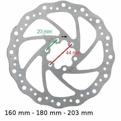 Brakco Disque De Frein Pour Vélo En Acier 160/180/203 Mm 4 Brakco Disque De Frein Pour Vélo En Acier 160/180/203 Mm – Image 2
