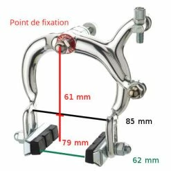 Newton Etrier De Frein Caliper Avant Ou Arrière Pour Jante Vélo 650B -Pièces Détachées Vélo etrier de frein caliper avant ou arriere pour jante velo 650b full 3