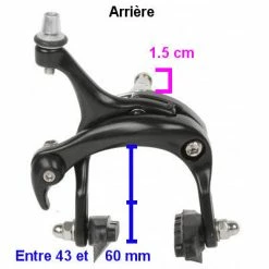 Brandless Etriers De Frein Vélo De Route Hauteur 43 à 60 Mm Caliper -Pièces Détachées Vélo etriers de frein velo de route hauteur 43 a 60 mm caliper full 3