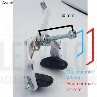 Newton Étriers Frein Vélo Blancs Pour Route Et Fixie 4 Newton Étriers Frein Vélo Blancs Pour Route Et Fixie – Image 2