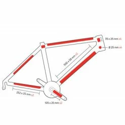 Films De Protection Cadre Vélo Invisibles Skin Armor Zefal -Pièces Détachées Vélo films de protection cadre velo invisibles skin armor zefal full 6