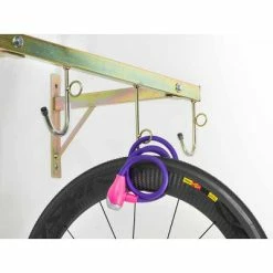 Pièces Détachées Vélo -Pièces Détachées Vélo fixation au mur 4 velos avec support antivol full 2