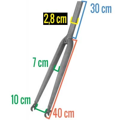 Brandless Fourche Pour Cadre De Vélo 700 C 4 Brandless Fourche Pour Cadre De Vélo 700 C – Image 2