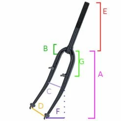 Point Fourche Vélo 26 Pouces Ahead 1" 1/8 Noir -Pièces Détachées Vélo fourche velo 26 pouces ahead 1 1 8 noir full 2