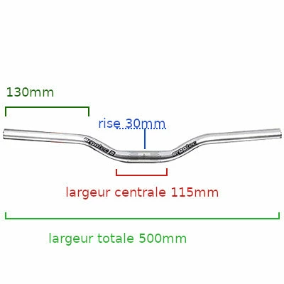 Ergotec-Humpert Guidon Argent Fixie Riser Bar Ergotec Humpert 4 Ergotec-Humpert Guidon Argent Fixie Riser Bar Ergotec Humpert – Image 2