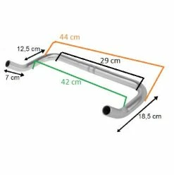Messingschlager Guidon Vélo Corne De Vache -Pièces Détachées Vélo guidon velo corne de vache full 3