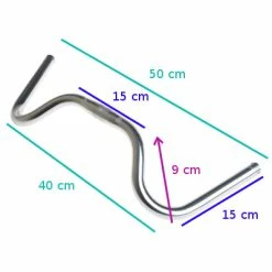 Guidon Vintage Vélo Moustache Fubar BLB -Pièces Détachées Vélo guidon vintage velo moustache fubar blb full 5