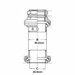 Jeu De Direction Chromé Tange 1 Pouce -Pièces Détachées Vélo jeu de direction chrome tange 1 pouce full 3