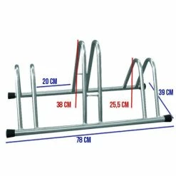 Andrys Parking Pour Vélos Haut Bas - 3 Places 7 Andrys Parking Pour Vélos Haut Bas - 3 Places -Pièces Détachées Vélo parking pour velos haut bas 3 places full 3