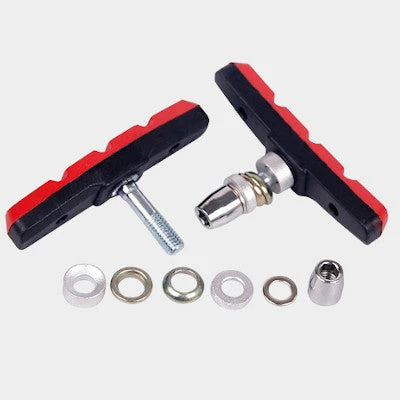 Brakco Patins Pour Frein V-Brake Avant Ou Arrière à Vis - La Paire 4 Brakco Patins Pour Frein V-Brake Avant Ou Arrière à Vis - La Paire – Image 2