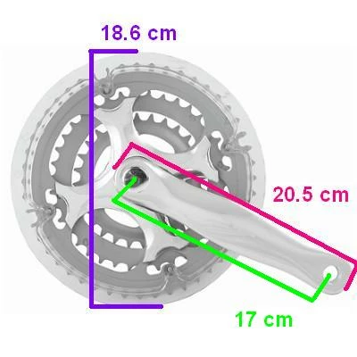 Messingschlager Pédalier De Vélo Triple Plateaux 24/34/42 Dents 5 à 8 Vitesses 3 Messingschlager Pédalier De Vélo Triple Plateaux 24/34/42 Dents 5 à 8 Vitesses – Image 2