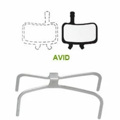 Brakco Plaquettes Organiques Pour Frein à Disque Vélo AVID Juicy -Pièces Détachées Vélo plaquettes organiques pour frein a disque velo avid juicy full 5