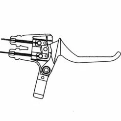 TY Brake Poignée Frein Vélo Gauche Avec Une Commande Pour Avant & Arrière -Pièces Détachées Vélo poignee frein velo gauche avec une commande pour avant arriere full 4