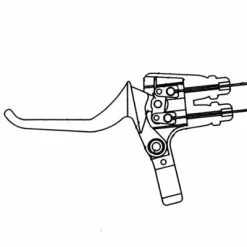 TY Brake Poignée Vélo Droite Avec Commande Pour Frein Avant Et Arrière -Pièces Détachées Vélo poignee velo droite avec commande pour frein avant et arriere full 4