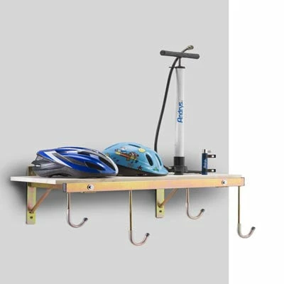 Andrys Porte-vélos Mural 4 Places Avec étagère 3 Andrys Porte-vélos Mural 4 Places Avec étagère