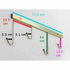 Andrys Porte-vélos Mural 4 Places Avec étagère 8 Andrys Porte-vélos Mural 4 Places Avec étagère -Pièces Détachées Vélo porte velos mural 4 places avec etagere full 3