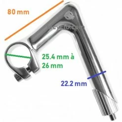 Potence Plongeur BLB Pour Vélo Vintage Retro Quill -Pièces Détachées Vélo potence plongeur blb pour velo vintage retro quill full 4