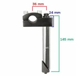 Potence Plongeur Pour Vélo BMX ZOOM 7 Potence Plongeur Pour Vélo BMX ZOOM -Pièces Détachées Vélo potence plongeur pour velo bmx zoom full 3