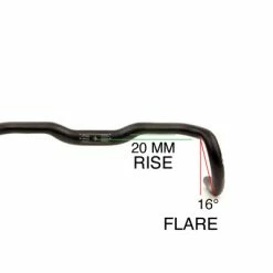 Ergotec-Humpert Cintre Gravel Ergotec Randonneur ER-20 31,8 Mm Noir 15 Ergotec-Humpert Cintre Gravel Ergotec Randonneur ER-20 31,8 Mm Noir -Pièces Détachées Vélo randonneur gravel 1