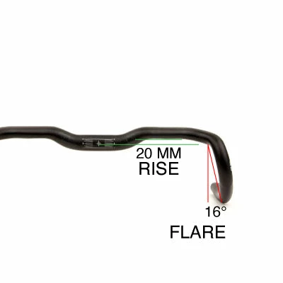 Ergotec-Humpert Cintre Gravel Ergotec Randonneur ER-20 31,8 Mm Noir 9 Ergotec-Humpert Cintre Gravel Ergotec Randonneur ER-20 31,8 Mm Noir – Image 7