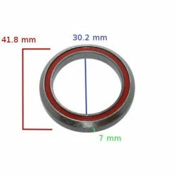 Brandless Roulement Avec Cache Poussière Pour Jeu De Direction Intégré -Pièces Détachées Vélo roulement avec cache poussiere pour jeu de direction integre full 3