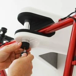 Support Vélo Mural Blanc Avec Antivol Intégré Airlok Hiplok -Pièces Détachées Vélo support velo mural blanc avec antivol integre airlok hiplok full 3