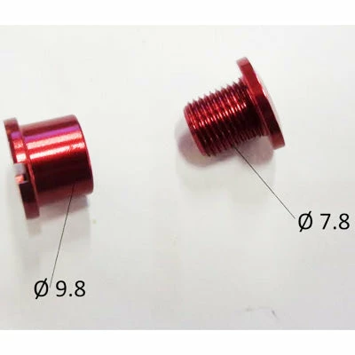 Vis Cheminée Noires Pour Pédalier Double Plateau - Par 5 Newton 4 Vis Cheminée Noires Pour Pédalier Double Plateau - Par 5 Newton – Image 2