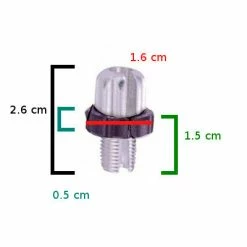 Brandless Vis De Réglage Levier De Frein M10 Pour Vélo -Pièces Détachées Vélo vis de reglage levier de frein m10 pour velo full 3